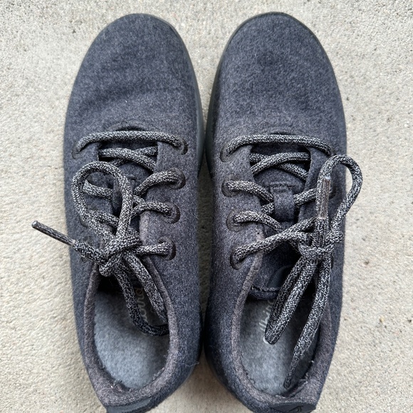 Women's Wool Runners - Natural Black (Black Sole) - 7 - Picture 1 of 3